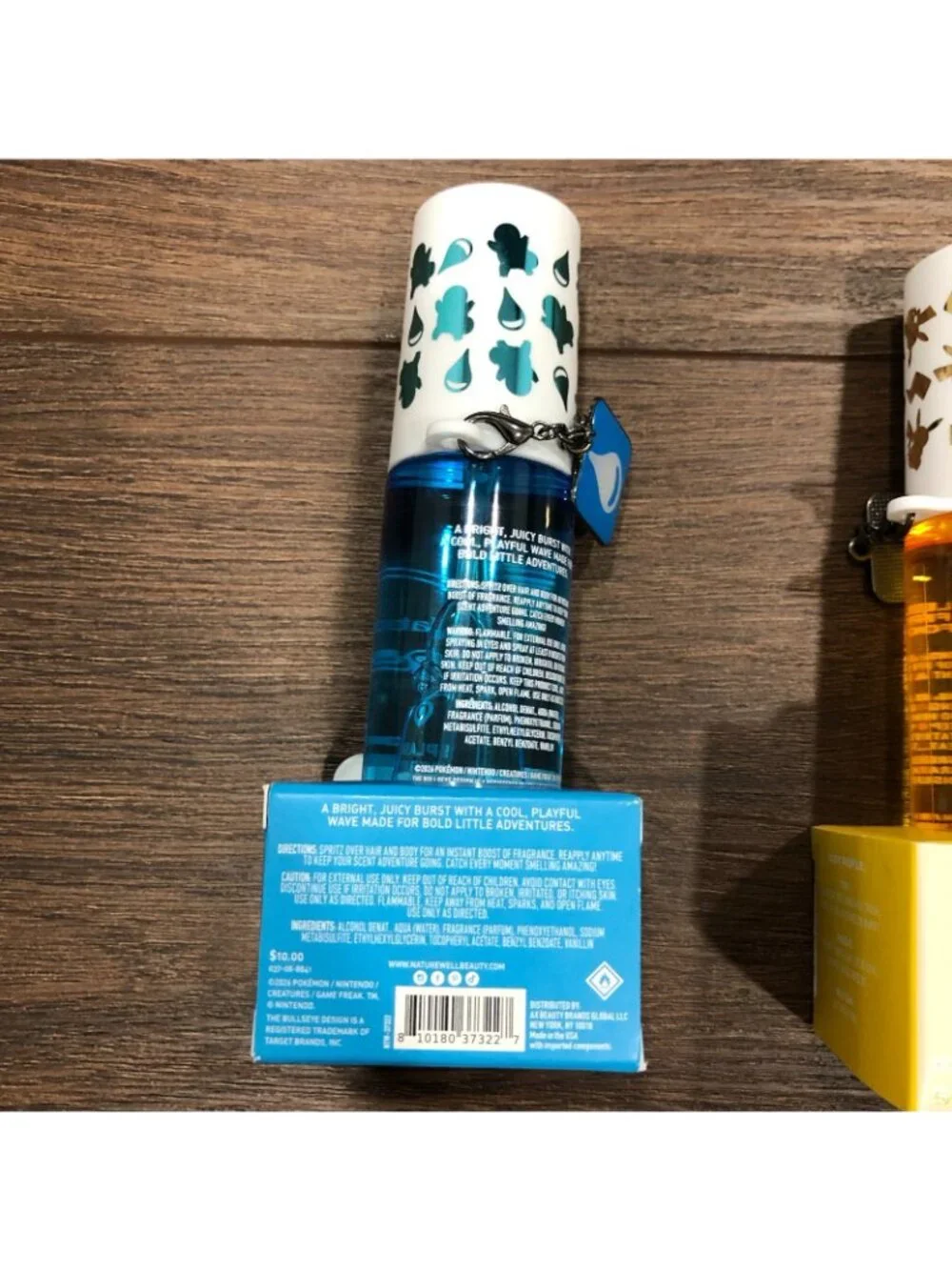 NatureWell Pokemon X Target Collab Fragrance Spray Pikachu Charmander Squirtle